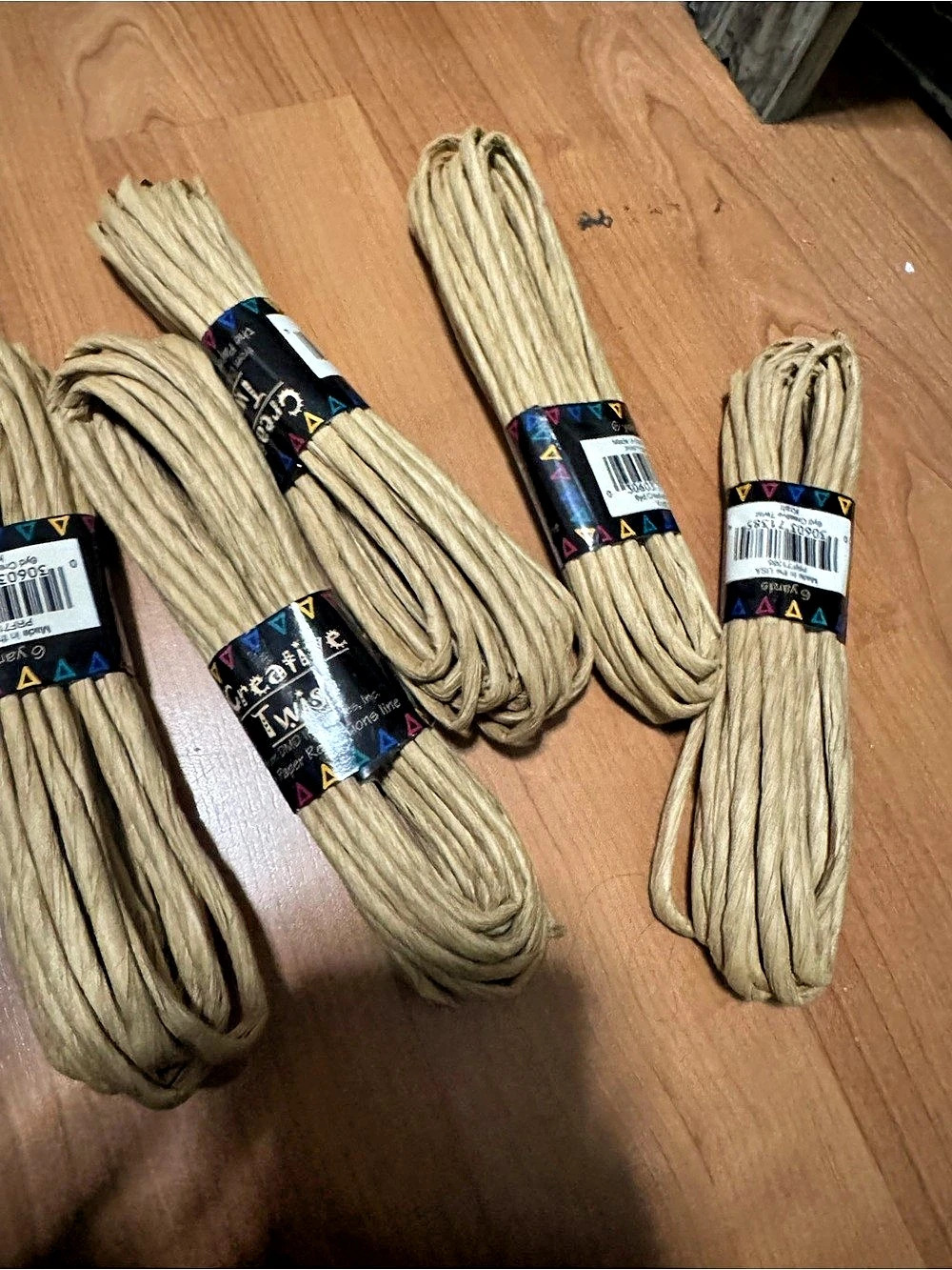 5 lot Creative Twist 6 yd Craft Yarn